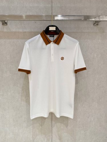 杰尼亚 2025春夏新款男士短袖Polo衫，品牌最新设计元素！既不单调也不复杂,恰到好处的展现品味！客供顶级定制珠地棉面料！舒适吸汗透气根本不在话下,面料独具的