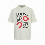 loewe 罗意威 25Ss 昂跑联名印花短袖 面料经过2次高温缩水固色 不变形不缩水不起球 26支280G紧密双纱面料 配320G双纱拉架十字紧密高克重螺纹