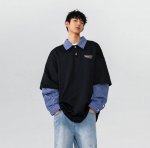 Balenciage 巴黎世家海外衬衫领卫衣，男女同款，Ins小红书教你搭配上身，新品首发，版型宽松，修饰脸型且舒适有型，近年来深受欢迎的风格，细节无敌，大方又