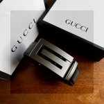p90。高级狠货 古驰Gucci自动扣皮带 好评无数 口碑爆棚 零售后 市面最高品质皮带 全部高清实拍图 质感自己看哈 扣头全部为钢扣 非常重 有份量 皮带为双