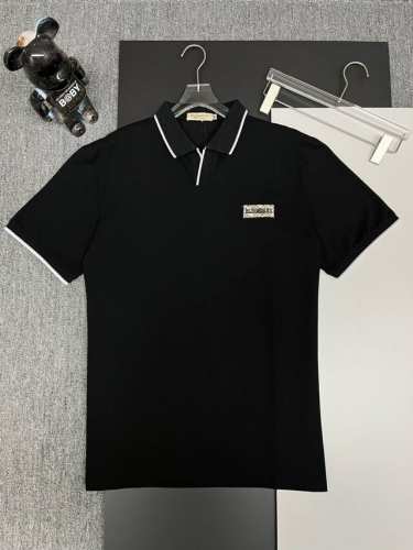 Burberry 巴宝莉 格纹刺绣新款polo衫 原版面料 官方同款 采用210克丝光珠地棉，定制 同缸染面料 手感非常舒服爽滑 版型挺阔有型 一线品牌代工厂p