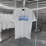 Bal 巴黎世家 2025春夏新款260克短袖T恤 个性印花 男女同款宽松版 S M L Xl Xxl 五个码 颜色：黑色 白色 绿色