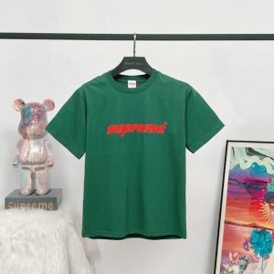 款号:Q16 # supreme Ss24春季T恤系列Week9 pinline Tee 字母Logo圆领宽松短袖T恤男女同款 宽松版型 采用260克精梳棉双纱