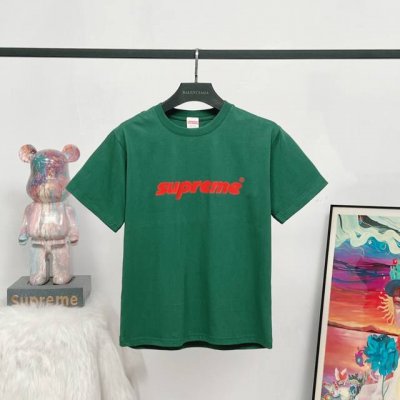 款号:Q16 # supreme Ss24春季T恤系列Week9 pinline Tee 字母Logo圆领宽松短袖T恤男女同款 宽松版型 采用260克精梳棉双纱