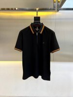 p230 zegna杰尼亚、 2025S夏季新品半拉链Polo衫，客供进口顶级100%肌理感丝光棉制成，面料质地轻薄，具有优越的防皱性与耐久性，着穿冰丝爽滑，如