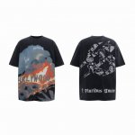 G101# P110 God Speed Hollywood Inferno T-Shirt短袖T恤 Color 颜色 : Black 黑色 Size 尺码 ：