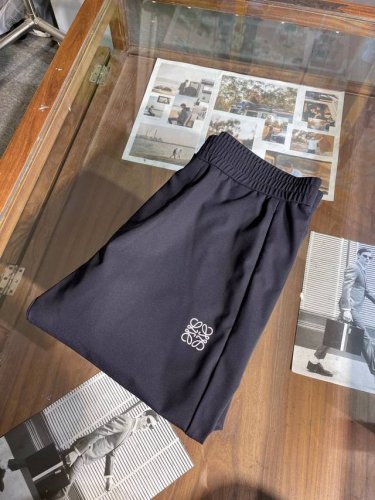 春夏新款罗意威Low运动风休闲长裤，免烫速干面料，黑蓝色M-Xxxl