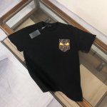 fendi 芬迪 最新款短袖T恤 绝对的顶级爆款 胸前假口袋老花字母小眼睛印花工艺 图案立体精美 细节处处动人 非常独特的设计 大气 简约 基础 耐看 但又独具