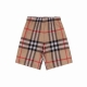 burberry 巴宝莉 格纹针织套装短裤 原版短裤5900 72%羊毛28%化纤 原版三种颜色定染纱线 12针进口电脑织机 三种纱线交织在一起形成的颜色还原原
