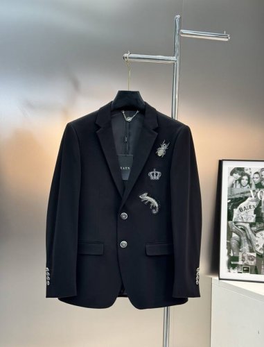 Vatn*华伦天-奴*25S新款休闲西服外套爆款精品推荐外贸公司订单！胸口手工钉珠.立体植绒工艺.进口原版天眼布四面弹布料，笔挺垂感十足，整件衣服车工走线整齐平