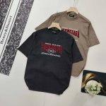 尺码Xs-L 重工刺绣 Balenciaga 巴黎世家2025经典Bb字母Logo刺绣水洗做旧短袖T恤 ！本市场No.1的质量 真正天花板品质 ！全部原版开发注