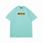 drew 笑脸短袖T 字母款 #802 定织定染32支230克双纱棉面料 进口胶浆印花，领口纯棉螺纹定制，不易变形，可区别市场版本，开模定制新款吊牌 水洗标 原