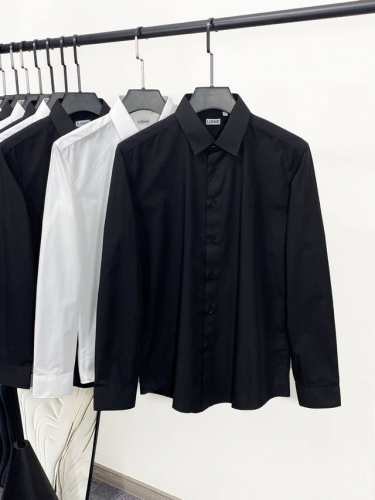 新品 Loe 罗家族男士时装款商务休闲简约长袖衬衫，贸易公司渠道货，25四季新品，纯正血统品质，买手店里的人气热款，经典王牌单品！ 整体的设计符合Loe家美学设