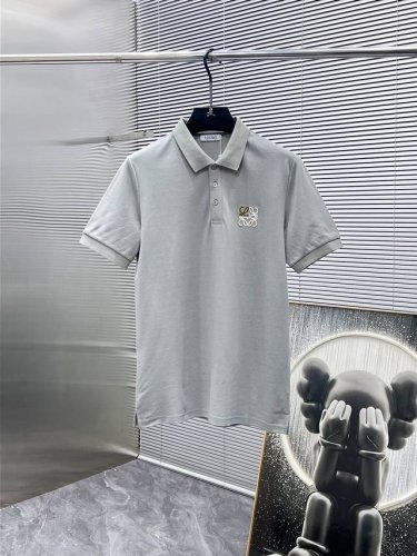 罗意威 Loewe 2025Ss夏季新款 翻领短袖T恤 polo衫，高端版本！专柜定制面料 透气舒适度高，细节无可挑剔，品牌元素设计理念，体现高品质。手感细腻柔