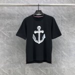 大船锚开衩纯棉短袖 编号Cc 码数：0-5 颜色：白色、灰色、藏青、黑色