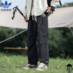 春季首发真标可扫码 三叶草阿迪达斯Adidas专柜同款上市本季主打，货源充足新款爆款户外运动工装休闲直筒裤子男透气休闲宽松百搭长裤子独家印花工艺 严格把控品质以