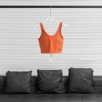 工厂p直供 Lululemon丨露露乐檬U型运动文胸 配色：橙色 尺码：2 4 6 8 10 12