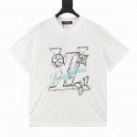 Louis Vuitton路易威登 素描印花刺绣标语短袖 Size:Xs-Xl
