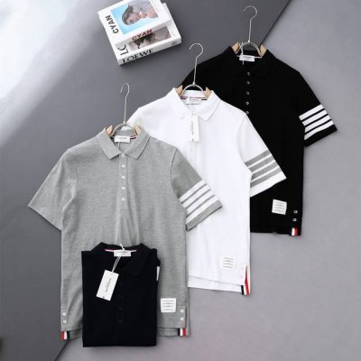 原单贸易正品 Thom Browne 汤姆布朗色织经典四条杠polo衫， 官网款，款号Bln8236，Tb经典之作，成功人士标配，低调奢华有内涵，客供官方定制面