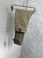 杰尼亚 休闲裤 西裤2025Ss春夏新款 高级定制裤子专用面料 定制原版五金 重工工艺打造 车工走线精细 定制面料 柔软舒适 质感显著 辅料精美 上身效果超赞