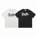 款号：M1001 Moncler 蒙口 官网同款印花图案 2025春夏新款 书法标识棉质T恤 - 26G双纱纯棉顶级面料 手感柔软 百分百纯棉独家出货 定染硫化