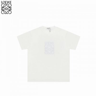 loewe 罗意威 24Ss 暗纹同色刺绣短袖 面料经过2次高温缩水固色 不变形不缩水不起球 -正确Os版型 不省面料 只做穿上有效果的高质量产品 最大可穿22