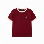 ralph Lauren 拉夫劳伦25Ss夏季独家款式 撞色拼领刺绣卡通小熊款短袖T恤 相比于经典款 这款更具魅力 撞色领口搭配精密小熊刺绣 版型百搭不挑人 上