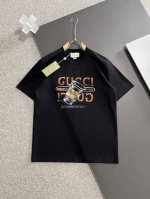 G家 25Ss春夏新款圆领短袖 专柜同步 高端品质 独家定制面料 更加轻薄透气 定制Logo 时尚感强 黑色 白色 码数S-Xxl
