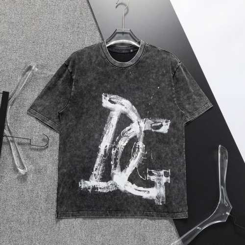 D&G 杜嘉班纳 官网新款洗水T恤.男士圆领经典Logo短袖T- Shirt 采用进口客供定制面料 高端的品质 尽显奢华。8883尺码：M-3Xl