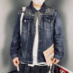 上新180 givenchy纪梵希刺绣大翅膀复古水洗牛仔外套重机出品 原版定制牛仔面料 Logo印花超级高级洋气 刺绣再加上重工洗水！难度系数五颗星！当下最火的
