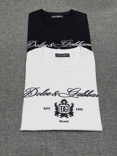 新品 Dg家族男士圆领贸易公司商行货，纯正血统品质，顶奢高级产物，25年官方新品，独家售卖！ 客供埃及进口高级物料，甄选尼罗河区域光照极好的上等长绒棉花原料，经