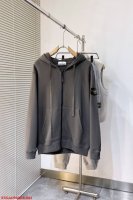 P330 J524 Ststone Island 秋冬石头岛连帽开衫拉链卫衣宽松休闲运动男女同款现货！ 采用8支380克纯绵毛圈布厚挺 1比1定染罗纹Ykk拉链
