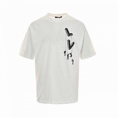 louis Vuitton 路易威登 21Ss 伞兵印花短袖 专柜7150元购入 也是当季主线元素 原身布切捆条做罗纹 原版定染颜色 前幅丝网台板手工印花 3D