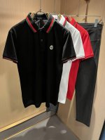 Guc*I 古家2025春夏新款短袖Polo衫，贸易公司渠道稀出，同步官网发售！G家春夏系列情侣上线，胸前刺绣Logo设计！面料透气有一定的自重感，定制原版进口