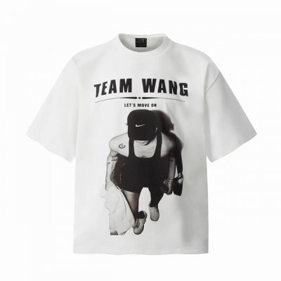 Vt9201 Team Wang王嘉尔Big Face人像印花复古短袖T恤 小领口设计 白墨数码直喷印花 高街复古重磅Vintage短袖 尺码：S M L Xl
