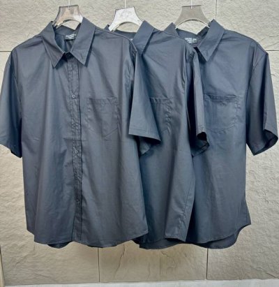 原版定制1:1 上新 Balenciaga* 巴黎世家 涂鸦模糊可乐海浪衬衫短袖- 可乐喷墨风 波浪可乐海浪经典恶搞涂鸦 1新式Os裁剪设计,随意休闲的慵懒美感