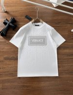 P180 Dc圆领T恤 25Fw夏季出品新款！-Versa*E瓦萨奇男士休闲圆领短袖T恤 ，质感轻薄纯棉面料，胸前精美满天星水钻图案元素Logo字母标识！每颗水