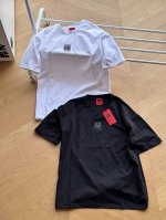 供 Hugo Rb联名 碳纤维隐形公牛标志短袖Tee 黑色 白色 m~Xxl 200G丝光面料 触感如丝绸般丝滑Hugo与Rb的合作始于F1车队 推出联名系列