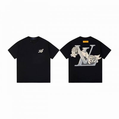 Louis Vuitton 路易威登限定秀款小丑双面人发泡印花短袖T恤 Lv Flower Tastry Int T-Shirt 图案的个性风采，采用康丽工艺手