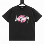 Balenciaga 巴黎世家 Blcg 25Ss 涂鸦艺术字母Logo印花短袖T恤 Size:Xs-L