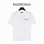 Balenciaga 巴黎世家 25Ss 前后立体刺绣Logo短袖T恤 面料：厚重260G新疆长绒棉面料 工艺：采用进口亚光线绣花 全套辅料定制 打样包括调整细