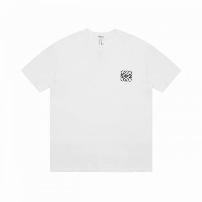 we07# 顶级代工品质 Loewe 罗意威25Ss 经典T恤短袖 不需要所谓烂大街的华丽文案 主打品质 面料经过2次高温缩水固色 不变形不缩水不起球 -正确O