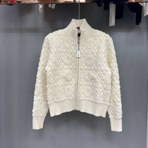 P260Lv路易威-登新款菱格绞花Logo针织开衫外套女士Sml现货发