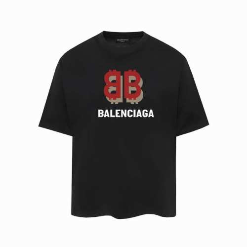 685#P60 ，Balenciaga巴黎世家印花短袖T恤 - 面料经过2次高温缩水固色 不变形不缩水不起球 -正确Os版型 不省面料 只做穿上有效果的高质量产
