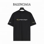 Balenciga 巴黎世家 25Ss Tracksuit Logo廓形刺绣短袖T恤 采用纯棉柔软平纹面料，对色定染面料 进口立体前后绣花工艺，潮流感十足，定染