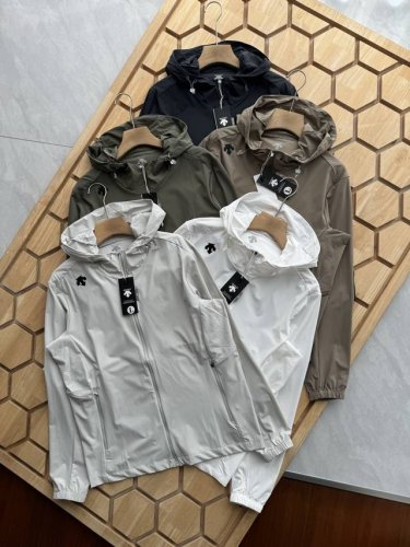 Descente 迪桑特夏季冰丝五色皮肤防晒衣 区别通货 超好透气性舒适细腻柔软亲肤，面料成份90锦纶10氨纶Upf70+紫外线防护系数Upf 40，专业报告认