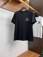 巴黎世家 2025新款原单男士休闲阔版短袖T恤！高端定制 高版本 时尚百搭爆款 宽松版 原版进口双股纯棉面料 螺纹袖口.领口衣摆 手感超柔软细腻 穿着亲肤舒适
