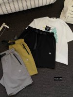 kolon Sport可隆户外复古运动徒步露营夏季运动防泼水短裤 Zll小树户外运动休闲防泼水露营弹力宽松工装短裤，超有质感，简约又百搭。松紧腰配抽绳，舒适不勒