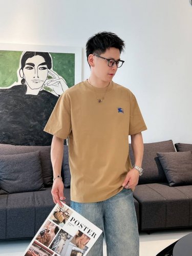 巴宝莉 2530Ss春夏最新款短袖T恤，手感柔软，穿着舒适，做工精细.上身效果无敌帅气，码数S-2Xl