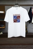 罗意威- Loewe 2025夏季新款短袖T恤，标志性的Logo加刺绣工艺，个性艺术系列全网独家首发 百搭款细节处理完美210克纯棉面料十分精致 原版面料 网红
